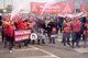 Warnstreik Benz Fruehschicht
