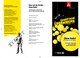 Flyer mit Abfahrtsorte und Abfahrtszeiten