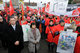 Proteste bei Borg Warner 