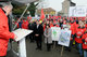 Proteste bei Borg Warner 