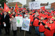 Proteste bei Borg Warner 