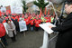 Proteste bei Borg Warner 