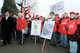 Proteste bei Borg Warner 