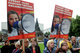 Demonstration gegen die NPD im Gemeinderat