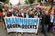 Demonstration gegen die NPD im Gemeinderat