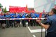 Protest bei Bombardier 