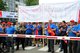 Protest bei Bombardier 