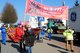 Protestaktion der Bombardier-Beschaeftigten