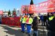 Protestaktion der Bombardier-Beschaeftigten