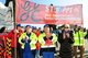 Protestaktion der Bombardier-Beschaeftigten