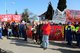 Protestaktion der Bombardier-Beschaeftigten