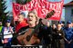 Protestaktion der Bombardier-Beschaeftigten