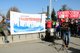 Protestaktion der Bombardier-Beschaeftigten