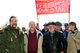 Protestaktion der Bombardier-Beschaeftigten
