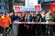 Protestaktion der Bombardier-Beschaeftigten