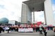 Kundgebung bei La Defense