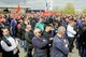 Warnstreikauftakt bei Daimler, EvoBus und Transco Mannheim