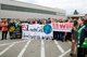 Warnstreikauftakt bei Daimler, EvoBus und Transco Mannheim