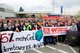 Warnstreikauftakt bei Daimler, EvoBus und Transco Mannheim