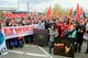 Warnstreikauftakt bei Daimler, EvoBus und Transco Mannheim