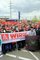 Warnstreikauftakt bei Daimler, EvoBus und Transco Mannheim