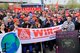 Warnstreikauftakt bei Daimler, EvoBus und Transco Mannheim