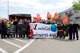 Warnstreikauftakt bei Daimler, EvoBus und Transco Mannheim