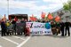 Warnstreikauftakt bei Daimler, EvoBus und Transco Mannheim