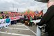 Warnstreikauftakt bei Daimler, EvoBus und Transco Mannheim