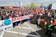 Warnstreikauftakt bei Daimler, EvoBus und Transco Mannheim