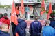 Warnstreikauftakt bei Benz+Evobus+Transco_Spaetschicht